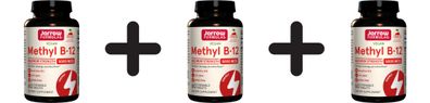 3 x Methyl B-12, 5000mcg, Cherry - 60 chewable tabs