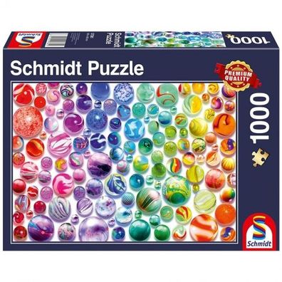 Puzzle - Regenbogen-Murmeln (1000 Teile)