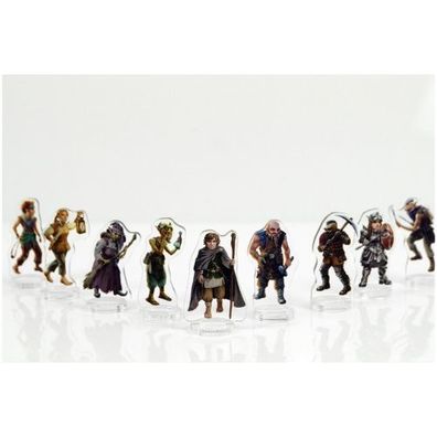 Spielfiguren - RPG Marker Set 2 - Zwerge, Gnome, Halbling - 10 Token