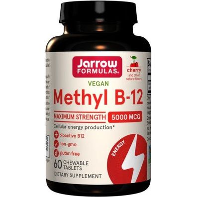 Methyl B-12, 5000mcg, Cherry - 60 chewable tabs