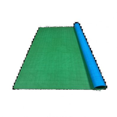 Spielmatte - Reversible Megamat™ Blue-Green (88x122cm) with 25.4mm Squares