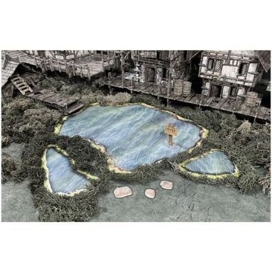 Tabletop Terrain - Lakes and Bogs - englisch