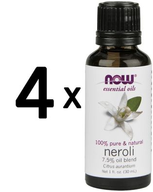 4 x Essential Oil, Neroli Oil - 30 ml.