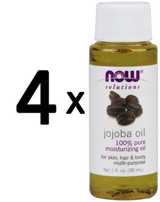 4 x Jojoba Oil, 100% Pure - 30 ml