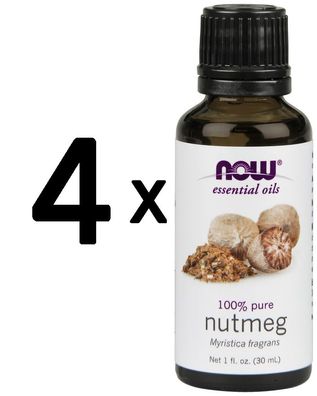 4 x Nutmeg Oil - 30 ml.