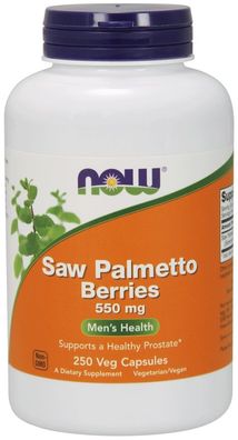 Saw Palmetto Berries, 550mg - 250 vcaps