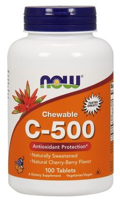 Vitamin C-500 Chewable, Cherry-Berry - 100 tabs
