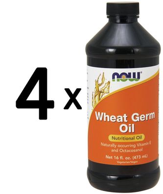 4 x Wheat Germ Oil - 473ml.