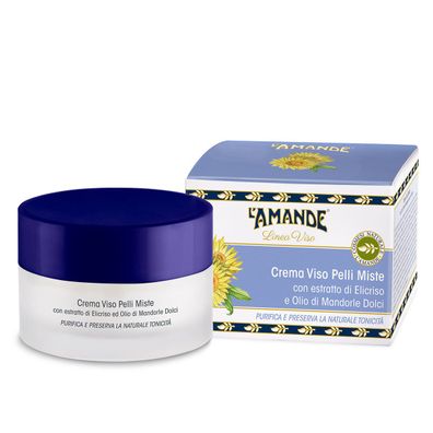 L'Amande Linea Viso Gesichtcreme für Gemischte Haut 50 ml