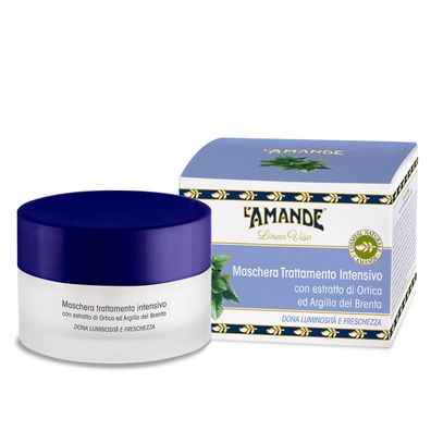 L'Amande Linea Viso Intensive Gesichtmaske mit Brennesselextrakt 50 ml