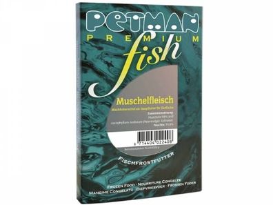 Petman fish Muschelfleisch Fischfutter tiefgekühlt 100 g (Inhalt Paket: 50 Stück)