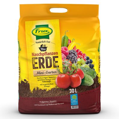frux® Bio Naschpflanzenerde Mini-Garten - 30 Liter