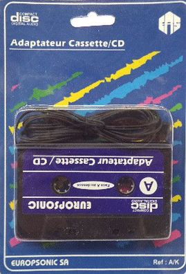 Stereo Kassetten Adapter Autoradio Adapterkassette 3.5mm Klinkenstecker CD MP3 iPod