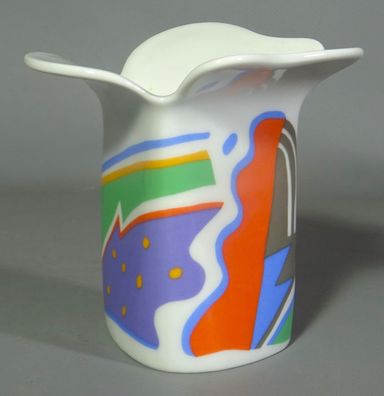 Thomas Porzellan Atelier Collection - Kleine Vase - dreieckig - ca. 9cm hoch - 90er
