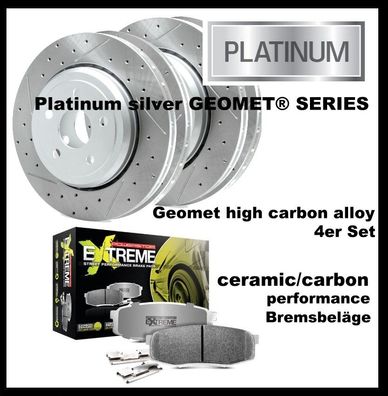 Bremskit "Platinum Silver-Series" VA: 345mm / HA:320mm