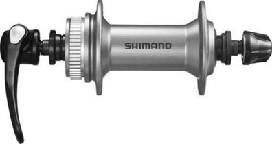 Shimano Vorderradnabe HB-M4050 Center-Lock, 36 Loch, Schnellspanner, 100 mm, Silbe...