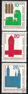 DDR Nr.1117/19 * * 800 Jahre Chemnitz 1965, postfrisch