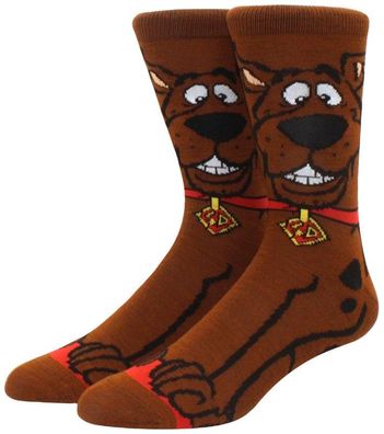 Scooby-Doo Braune Gesicht Motivsocken Cartoon Heroes Motiv Socken mit Scooby Doo