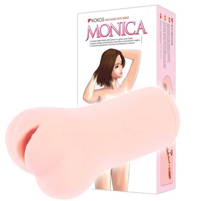 Monica, ein verführerischer und realistischer Masturbator. Künstliche Vagina.