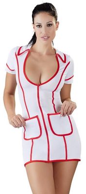 Erotische einteilige Krankenschwester Kostüm Größe M