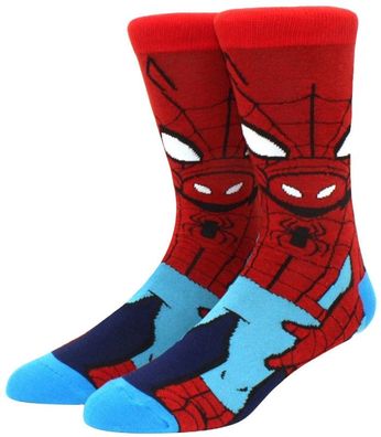 Red Spider-Man Motivsocken Marvel Comics Cartoon Heroes Motiv Socken mit Spider-Man