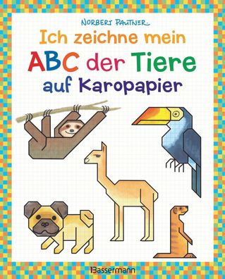 Ich zeichne mein ABC der Tiere auf Karopapier. Zeichnen, Buchstaben und Z?h ...