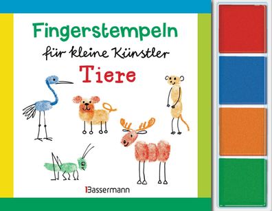 Fingerstempeln f?r kleine K?nstler-Set - Tiere, Norbert Pautner