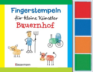 Fingerstempeln f. kl. K?nstler- Bauernhof-Set, Norbert Pautner