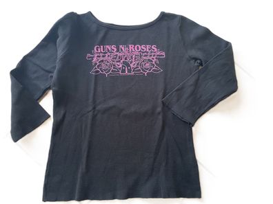 Guns N Roses * * Girl Shirt * * Longsleeve 2 Guns * Damenshirt Gr. M