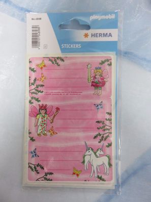 Herma * Etiketten 76 x 35 mm* Playmobil Einhorn - Namensetiketten Adressetikette