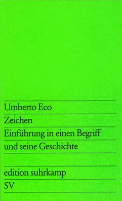 Zeichen, Umberto Eco
