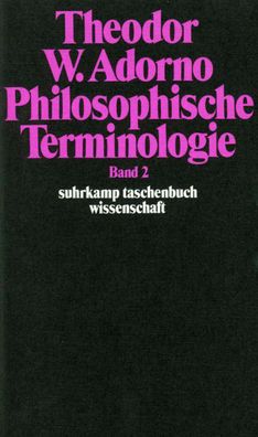 Philosophische Terminologie 2, Theodor W. Adorno