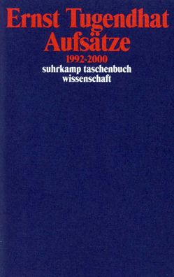 Aufs?tze 1992-2000, Ernst Tugendhat