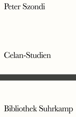 Celan-Studien, Peter Szondi