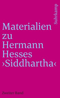 Materialien zu Hermann Hesses ?Siddhartha?, Volker Michels