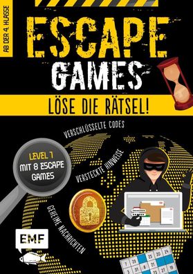 Escape Games - L?se die R?tsel! - Level 1 mit 8 Escape Games ab 9 Jahren, M ...
