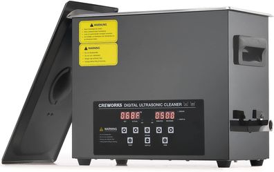 Creworks 180W Ultraschallreinigungsgerät mit Heizung 2 Reinigungsintensitätsmodi