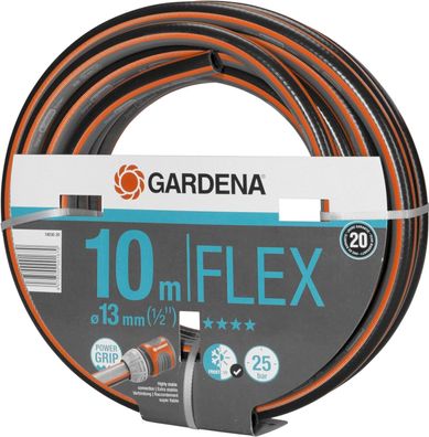 Gardena Comfort FLEX Schlauch 13 mm (1/2 Zoll), 10 m: Formstabiler, flexibel