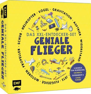 Das XXL-Entdecker-Set - Geniale Flieger: 6 Modelle zum Selberbauen, Sachbuc ...
