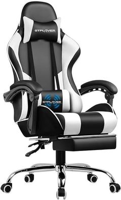 Gtplayer Bürostuhl Gaming Stuhl Massage Gaming Sessel Ergonomischer Gamer Stuhl