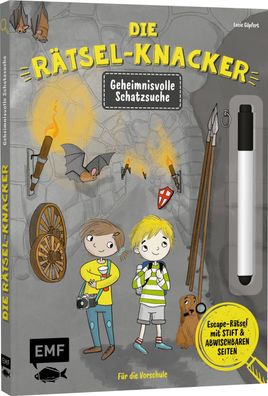 Die R?tsel-Knacker - Geheimnisvolle Schatzsuche (Buch mit abwischbarem Stif ...