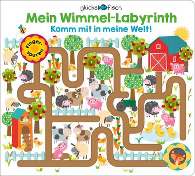 Gl?cksfisch: Mein Wimmel-Labyrinth: Komm mit in meine Welt!, Martina Hogan