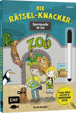 Die R?tsel-Knacker - Spurensuche im Zoo (Buch mit abwischbarem Stift), Luci ...