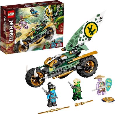 LEGO 71745 Ninjago Lloyds Dschungel-Bike Bauset, Spielzeug Motorrad mit Lloyd