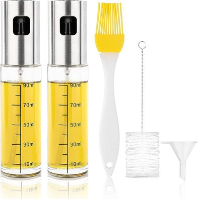 Öl Sprayer Öl Sprühflasche 100ML, Multifunktional Olivenöl Sprüher, Essig und Öl