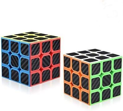 DealKits Zauberwürfel (2 Stück) Speedcube 3x3 Original Magische Würfel Spielzeug