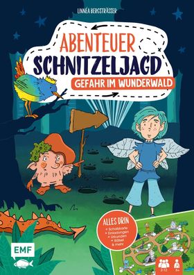 Set: Abenteuer Schnitzeljagd - Gefahr im Wunderwald, Linn?a Bergstr?sser