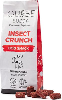 1er Pack 200g, Insekt Crunch Hundesnack, Mit Insekten & Gemüse, Hundefutter Hund
