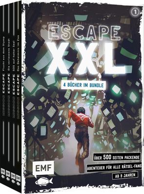 Escape XXL - ?ber 500 Seiten packende Abenteuer f?r alle R?tsel-Fans ab 9 J ...