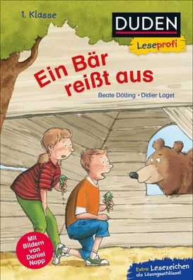 Duden Leseprofi ? Ein B?r rei?t aus, 1. Klasse: Kinderbuch zum Lesenlernen ...